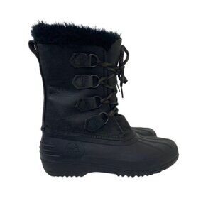 Sorel Women’s Badger Duck Style Boots Black Size 6 Winter, Cozy, Utility Retro